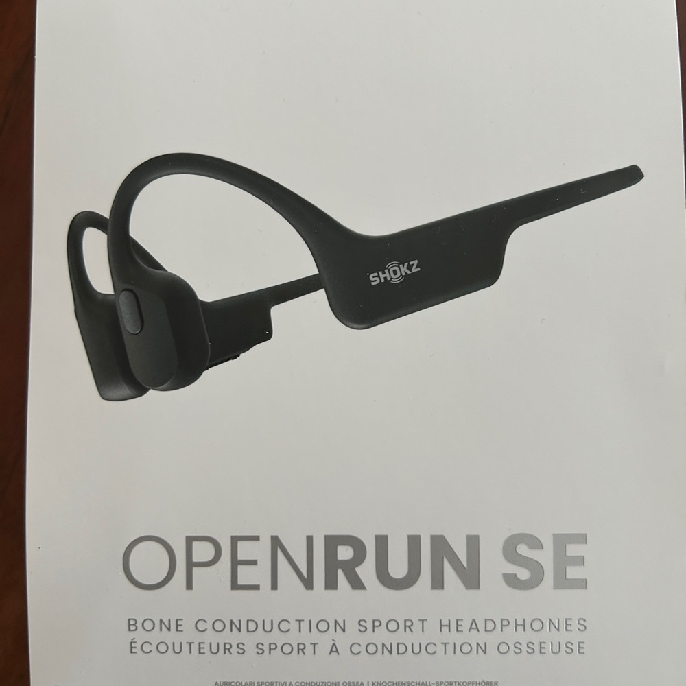Shokz OpenRun SE On-Ear Headphones - Black